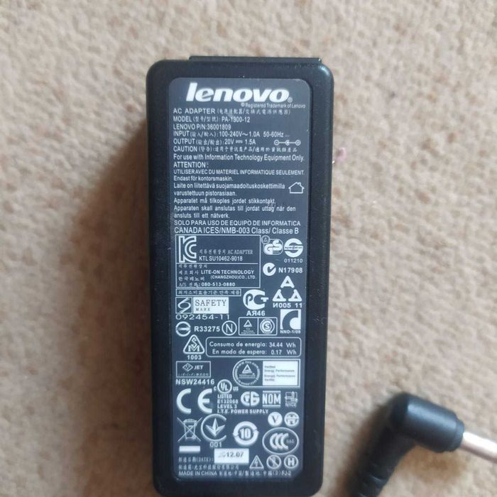 PA-1300-12 блок питания для ноутбуков Lenovo 20V, 1.5A,  адаптер
