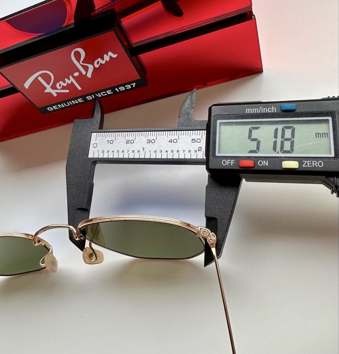 Ray-Ban RB3548-N Hexagonal, огледални, златна рамка