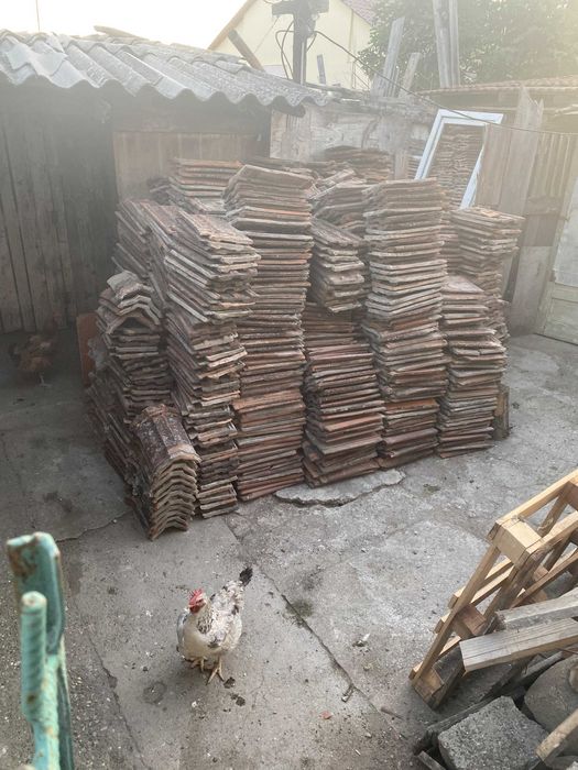 Țiglă veche pentru acoperișuri în stare bună 1,50 buc