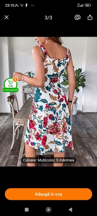 Rochie nouă vară măr L