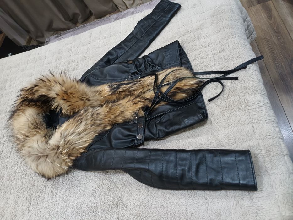 Дамско кожено яке