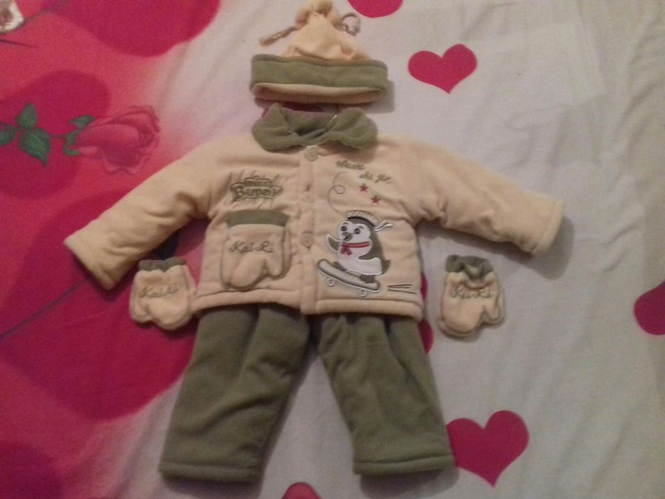 Бебешки / детски зимен комплект от 4 части 12 - 18 мес.