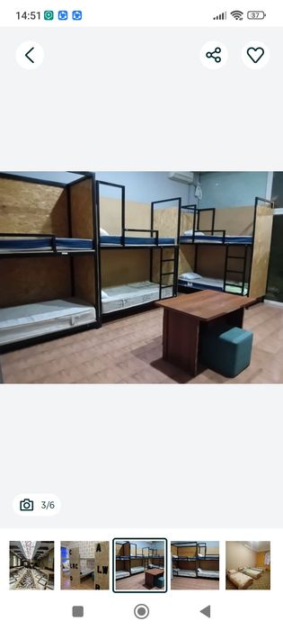 Хостел Арендага берилади.Чиланзариский район 1500$