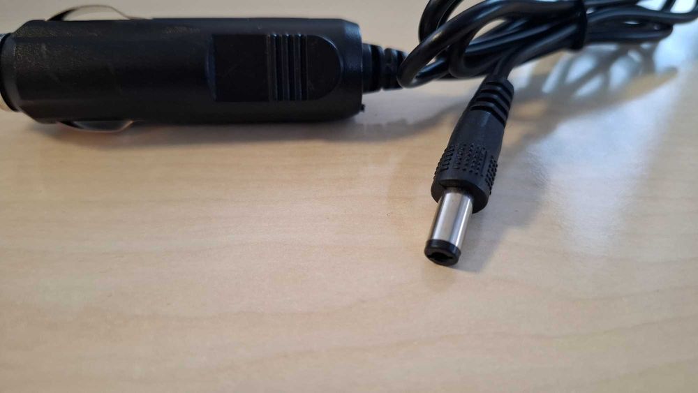 Cablu alimentare brichetă auto, 1m, negru