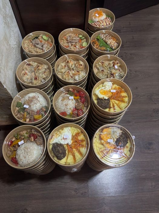 Обедь от 10 порции доставка есть