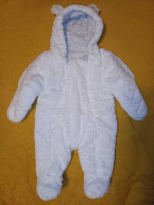Combinezon de iarna pufos 0-3 luni