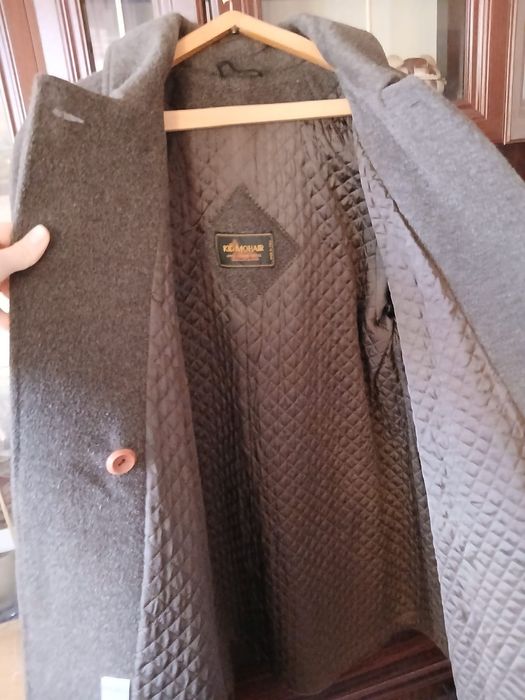 Теплое шерстянное пальто