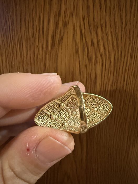 Стилен дамски Златен пръстен  14к - 4,42грама