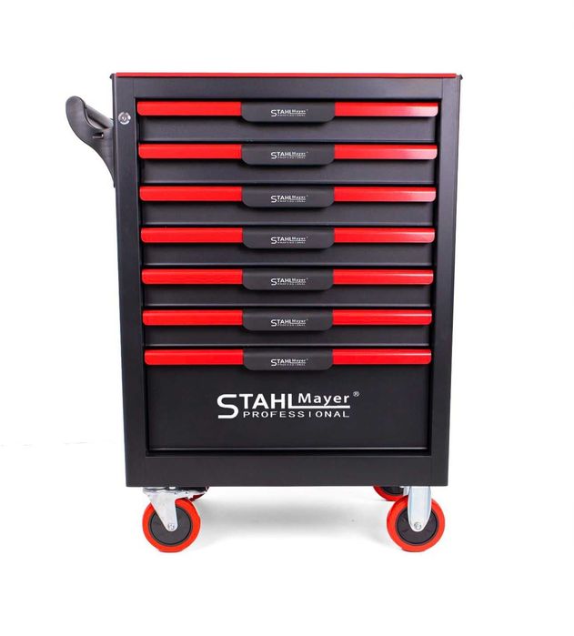 Количка за инструменти 7ч STAHLMAYER Red Line