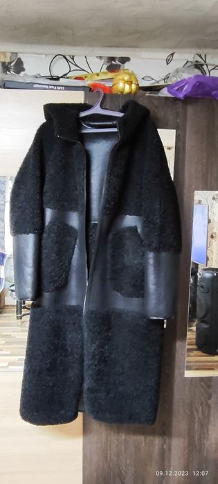 Дублёнка Тедди Длинная