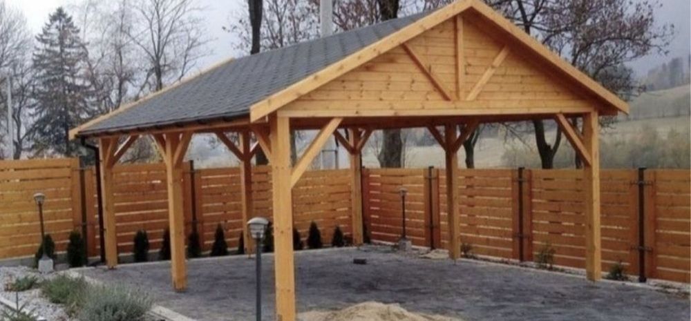 Foisoare , case si terase din structura de lemn de diferite modele si