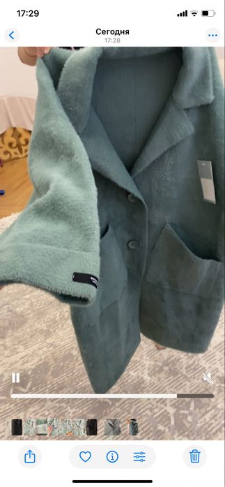 Пальто альпака 46-48 р