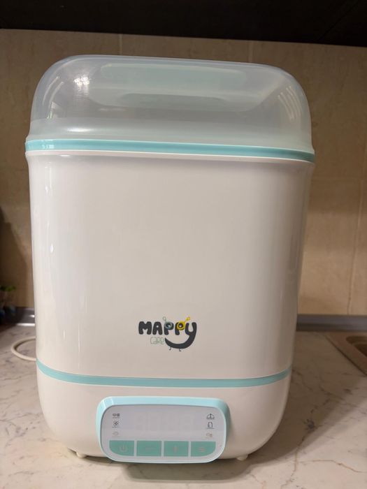 Sterilizator electric 5in1 Mappy LCD abur uscare incalzire 8 biberoane