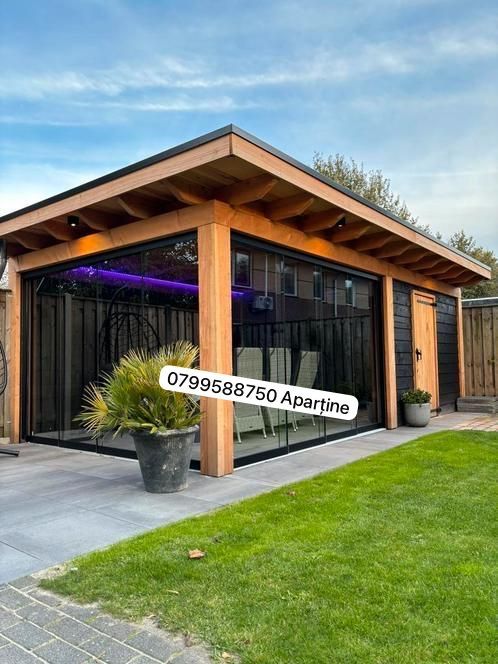 Foisor terasa pergola pavilion de lemn în toata romania Montaj 2 zile