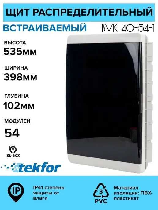 Щит распределительный из пластика Текфор Россия