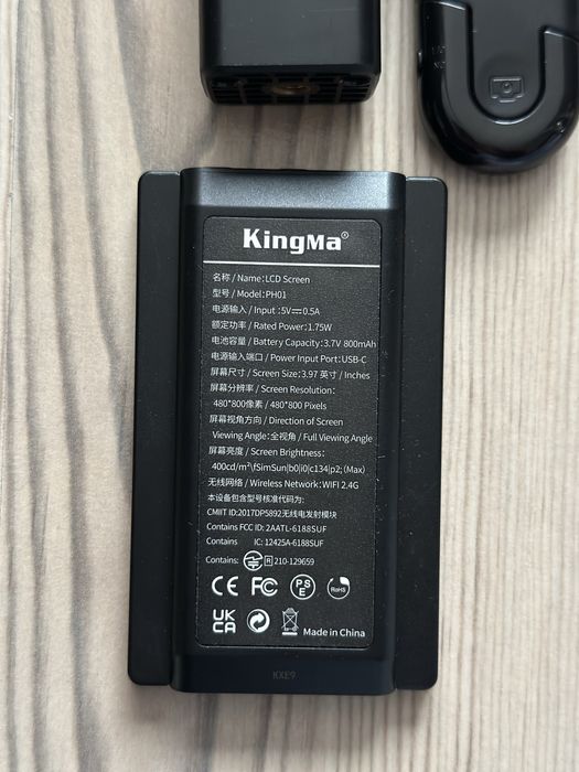 Влог монитор KingMa за селфита и влогове; Екран за задна камера