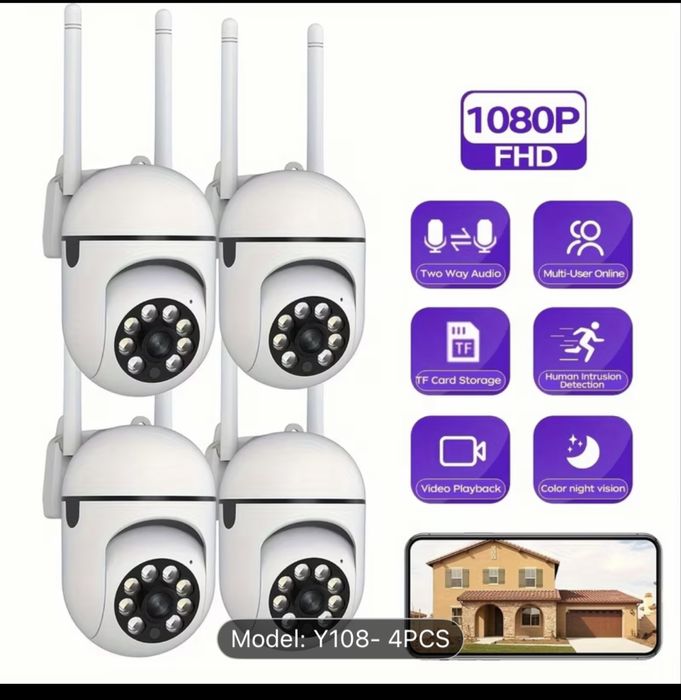 WiFi Охранителни Камери 1080P – НОВИ