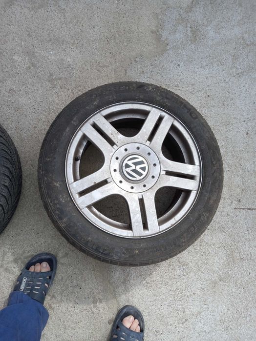 Vand genti de aluminiu 5x112 pe 16" Gentile potrivesc pe VW Golf 5, 6, 7, Passat, Polo, Skoda
