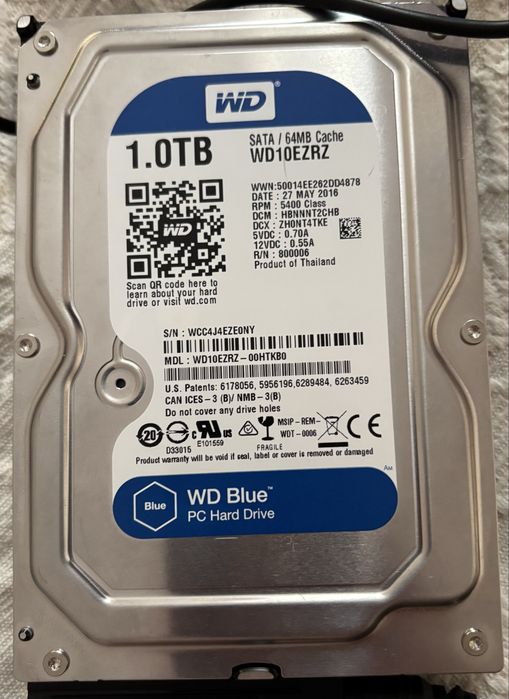 HDD 1TB Western Digital 3.5"