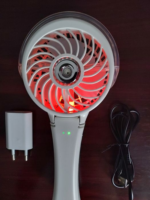 Ventilator de mana rgb cu acumulator