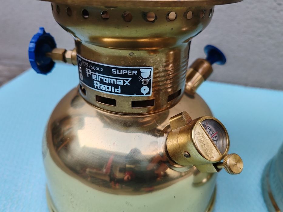 Petromax SUPER Rapid 830/150CP 金銀セット Petromax Rapid, Original, Germania Mizil • OLX.ro