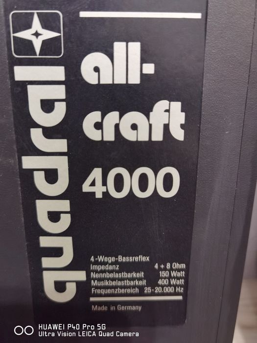 Quadral all craft 4000