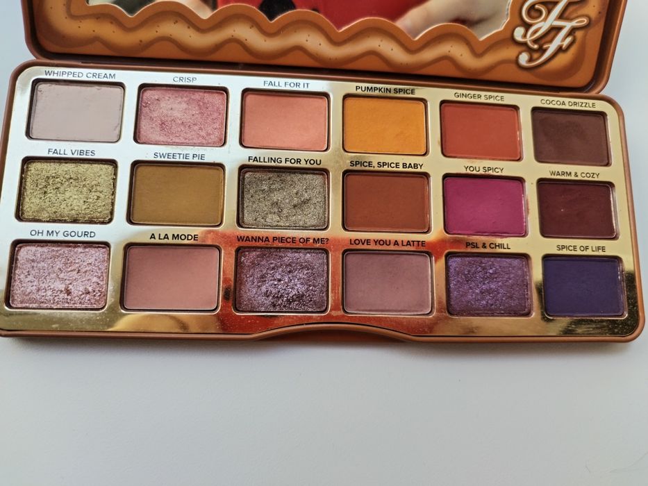 Тени Too faced Pumpkin spice palette