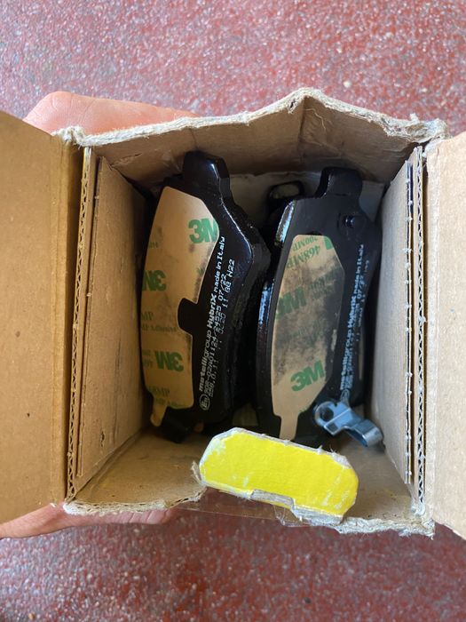 Комплект спирачно феродо, дискови спирачки METELLI 22-0542-0