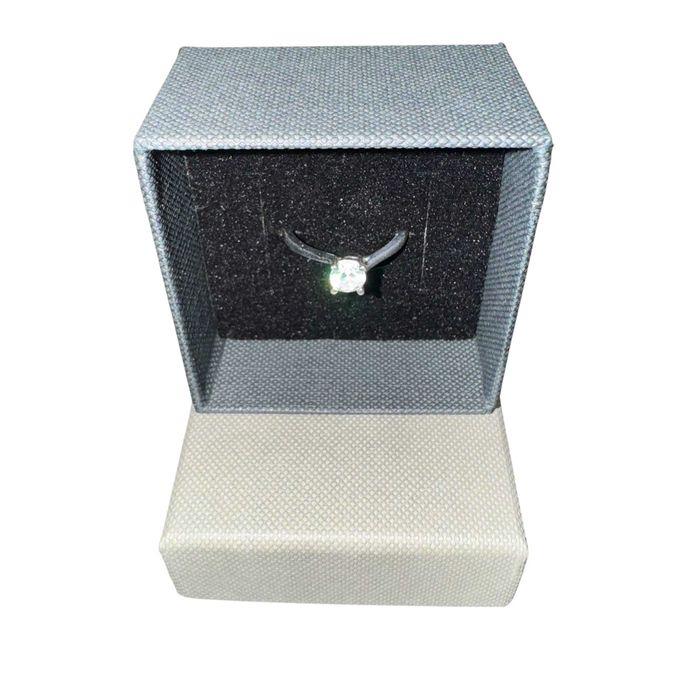 Пръстен 14к Бяло Злато С Камък | Gold | Bqlo Zlato