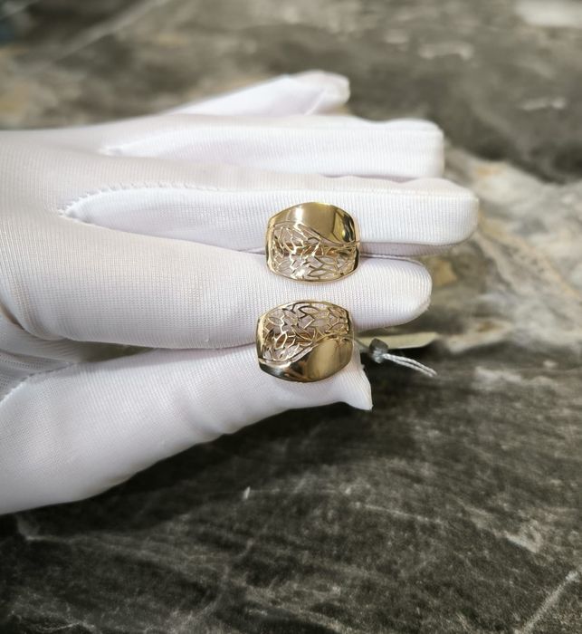 Золотые серьги Россия 585 проба