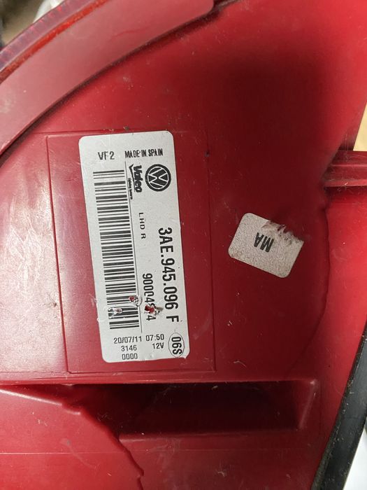 Ляв/Десен стоп Vw Passat 7 седан