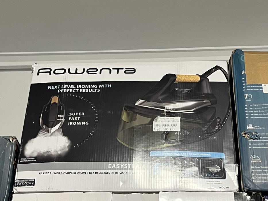 Stație de călcat Rowenta Easy Steam VR7361, 5.9 bari, 2400W