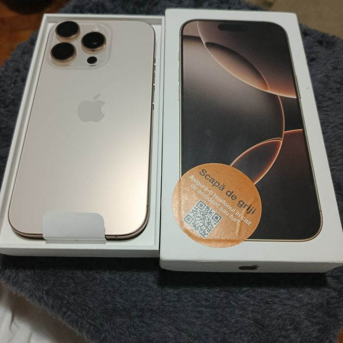 iPhone 16 PRO NOU 128 GB desert neactivat neverlock garantie 1 an