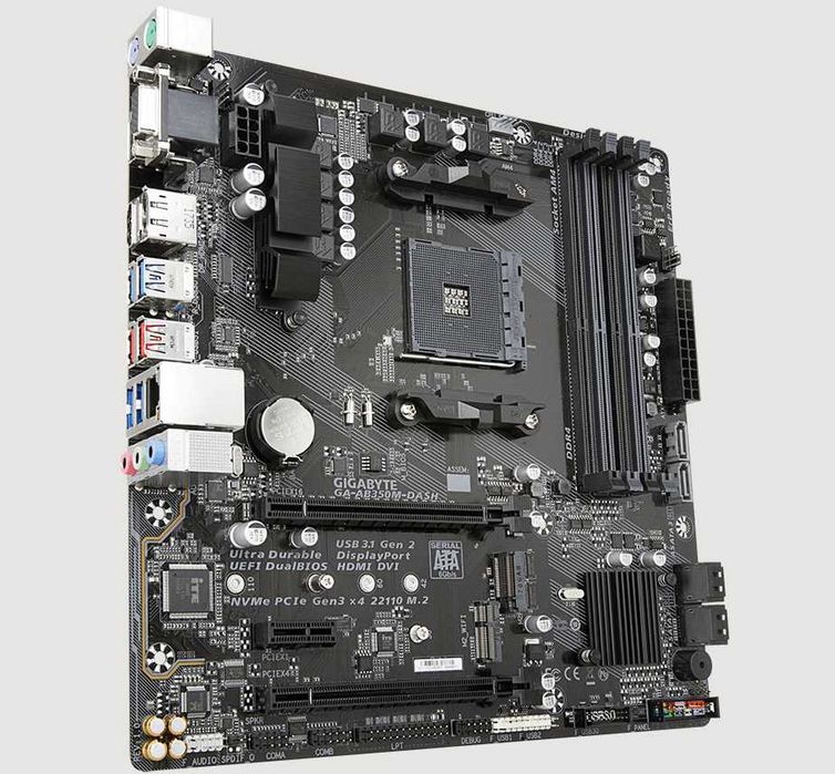 Kit Placa de baza Gigabyte GA-AB350M DDR4 + Procesor Ryzen 3 2200G