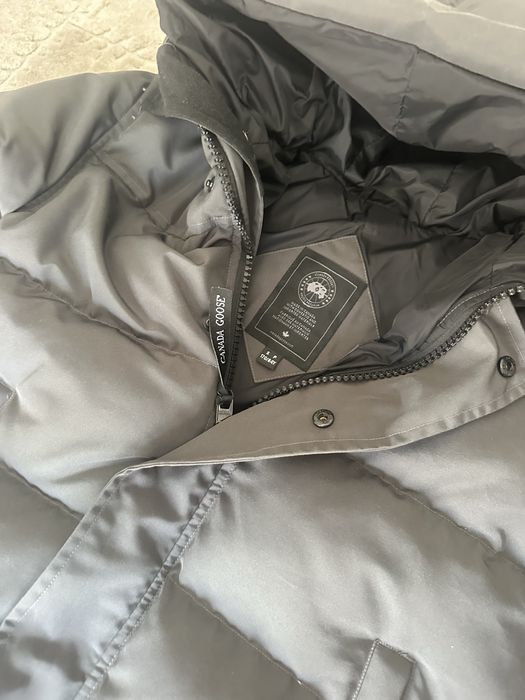 geaca canada goose macmillan parka gri marimea S noua