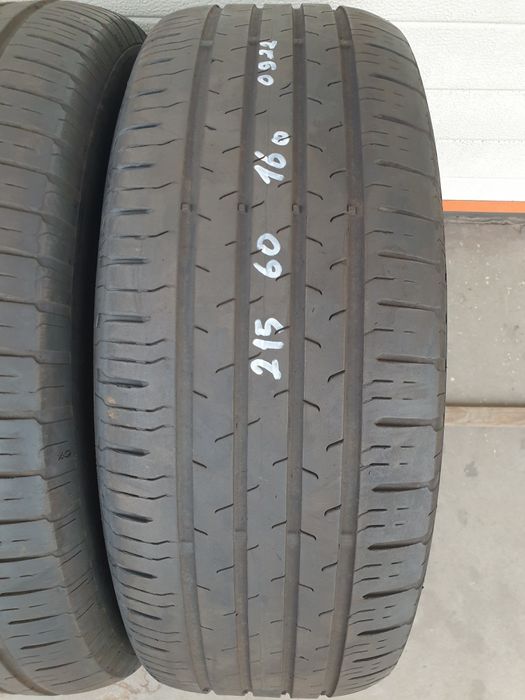 Летни гуми 2 броя CONTINENTAL EcoContact6 215 60 R16 дот 0922