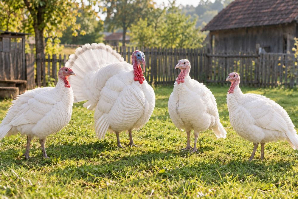 Curcani crescuți natural