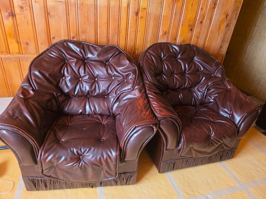 Canapea si fotolii piele