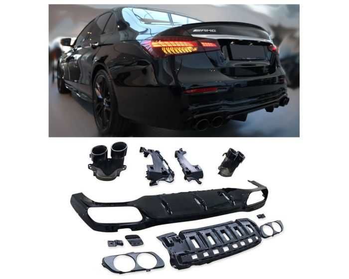 Oferta Boost Difuzor Bara Spate Mercedes W213 Facelift 2020+ E53 Design Black