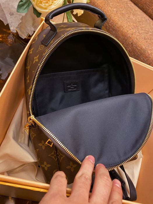 Rucsac ghiozdan Louis Vuitton Palm Springs, 21x29cm, tip Premium