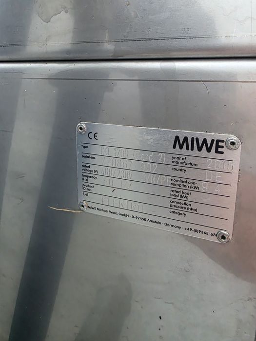Подова немска фурна Miwe Condo в топ състояние