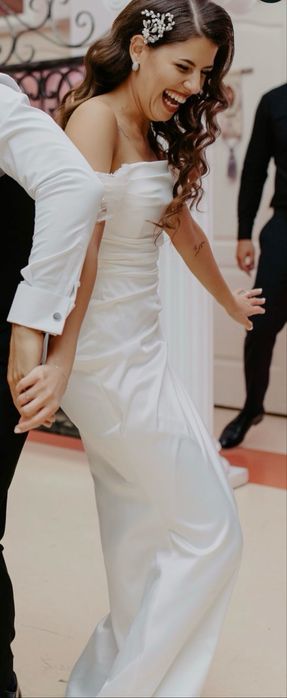 Rochie de miereasă, satin, Xs/S