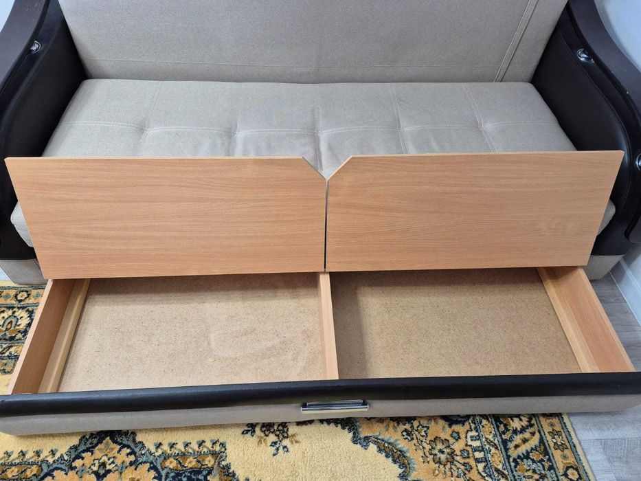 Диван + кресло, б/у