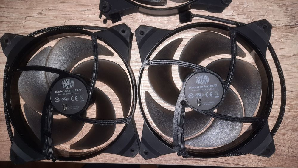 Ventilatoare Coolermaster Masterfan Pro 140mm - Set 4 bucati
