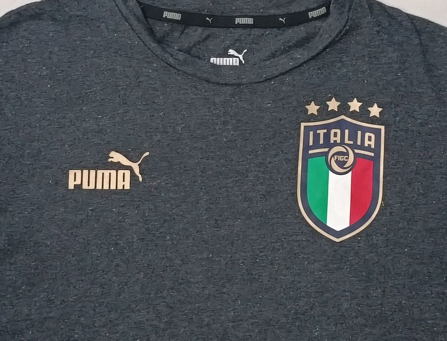 Puma FIGC Italy Shirt оригинална тениска XS Пума Италия памук фланелка