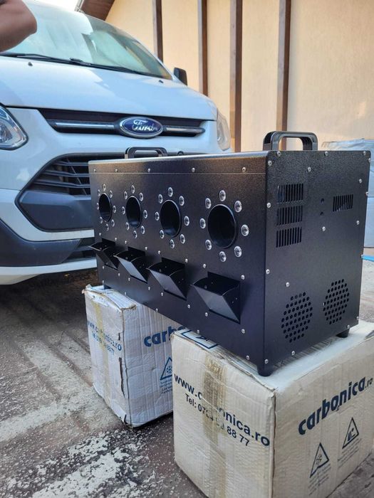 2026 Masina de bule cu fum 3000W 4 iesiri evenimente nunti fum greu spark