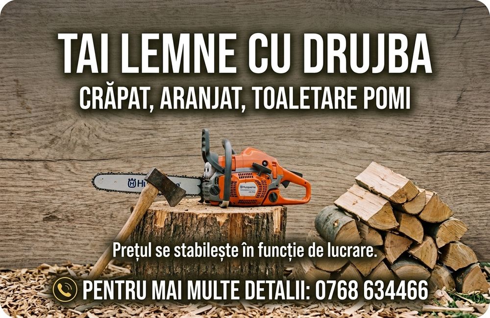 Tai lemne cu drujba