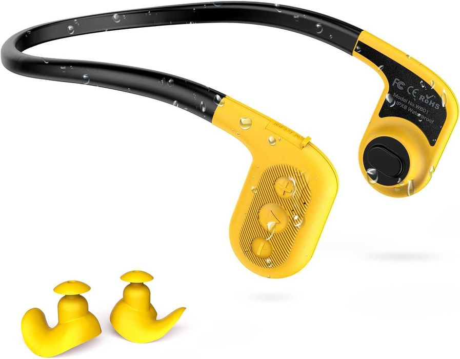 Tayogo W01 – водоустойчиви слушалки с костна проводимост, 8GB MP3, FM