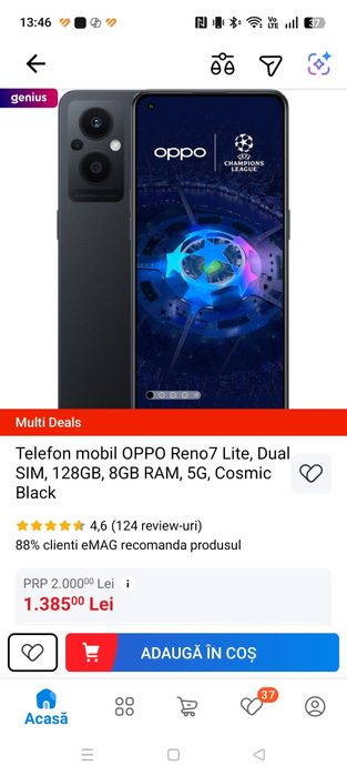 Oppo Reno 7 Lite 5G