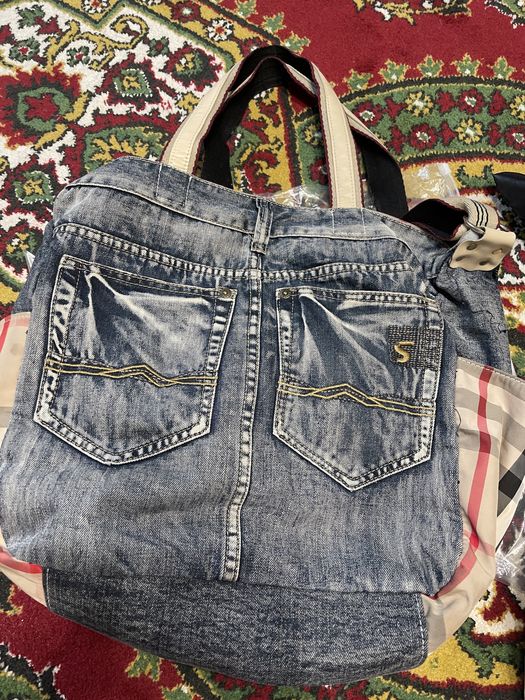 Сумка джинсовая